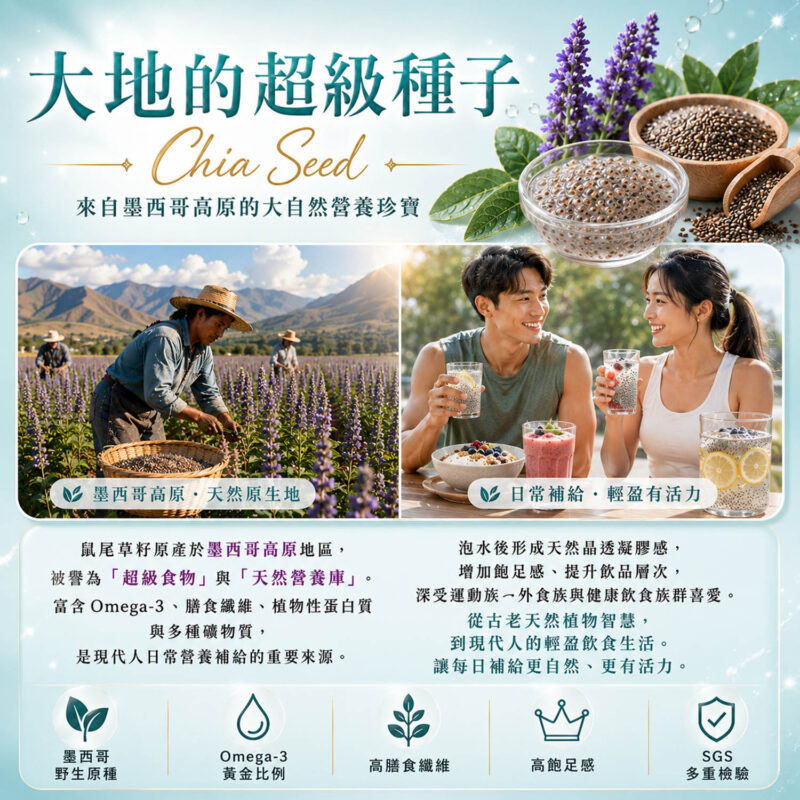亞積生技 鼠尾草籽 頂級奇亞籽 chia seed 減肥 瘦身 吃法